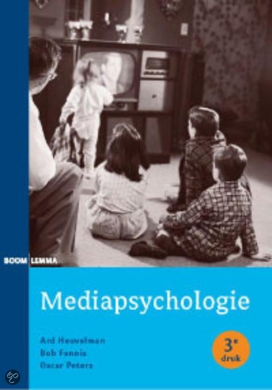 Aantekeningen Mediapsychologie werkcolleges. 