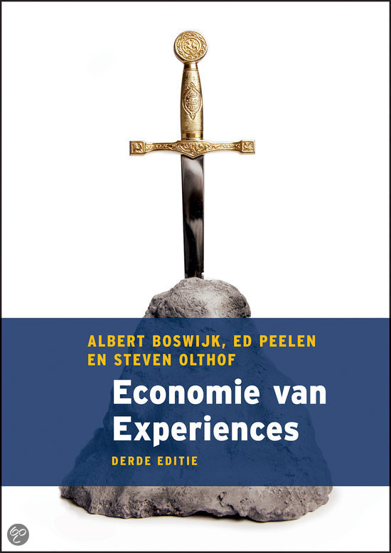Economie van experiences  H 3/5/7/8 ISBN 9789043019781