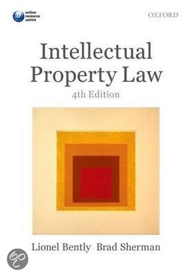 Summary of Bently and Sherman's Intellectual Property Chapters on Trade Marks