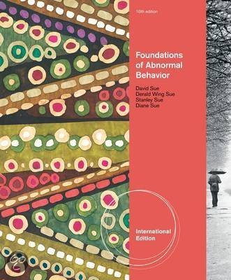 Foundations of Abnormal Behavior, International Edition