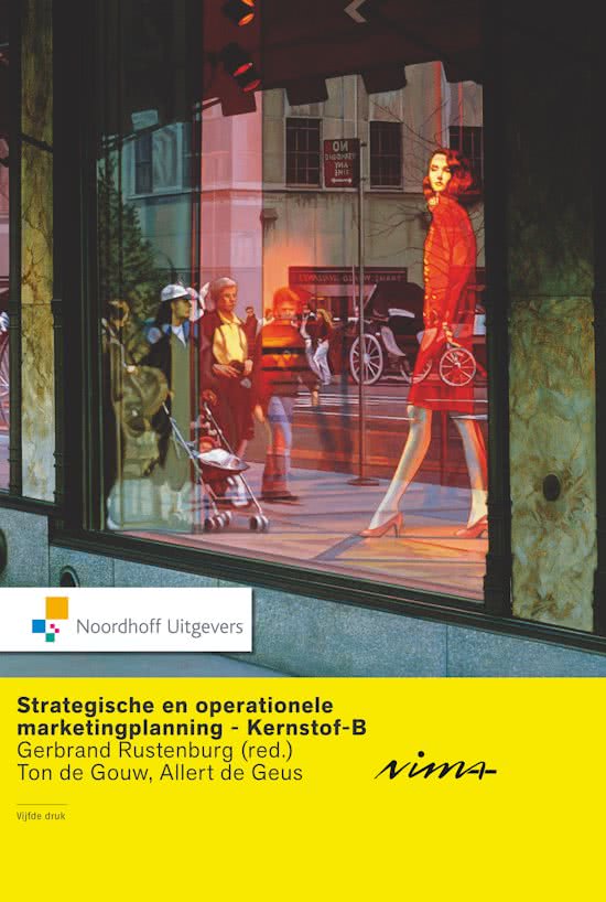 Samenvatting Strategische en operationele marketingplanning-Kernstof B