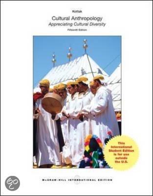 Cultural Anthropology Kottak (15e editie) H1, 2, 3, 4, 6, 9, 14, 15