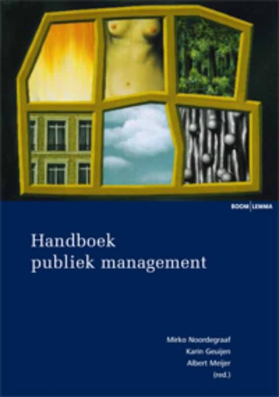 Samenvatting Handboek publiek management