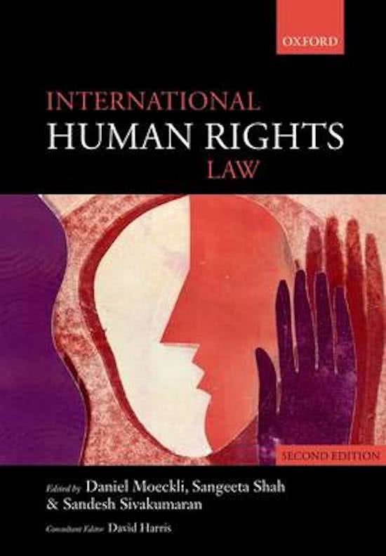 Human Rights summary on the book 'International Human Rights Law'
