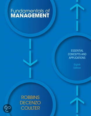 Fundamentals of Management, Robbins - Exam Preparation Test Bank (Downloadable Doc)