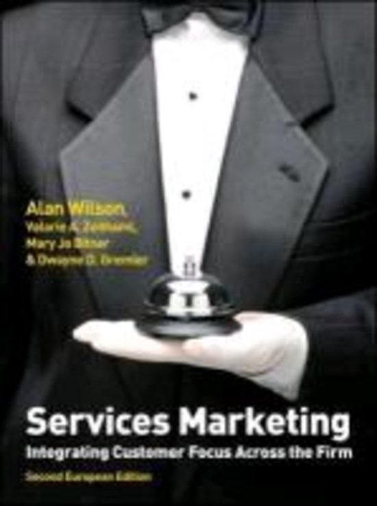 Assignment Service Marketing (pre-master Marketing Management)