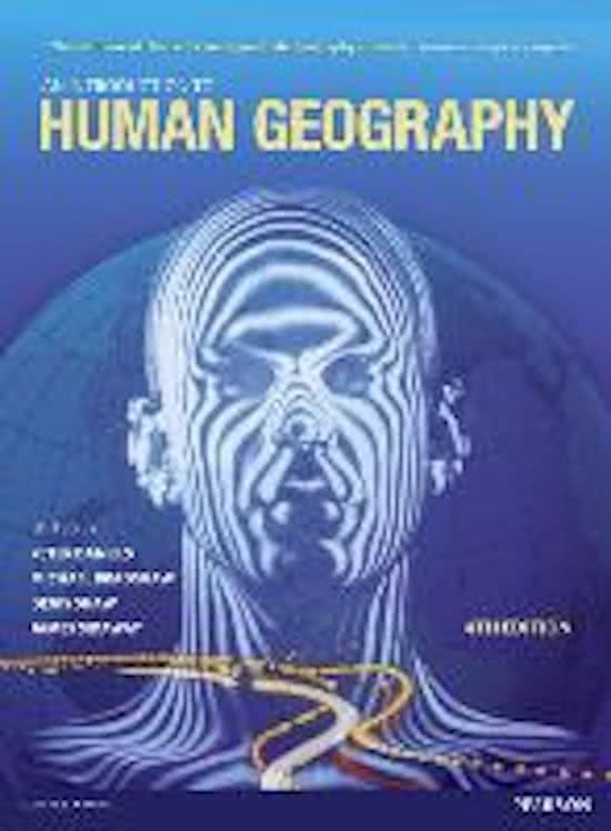 An introduction to Human Geography, 4e druk, 2012
