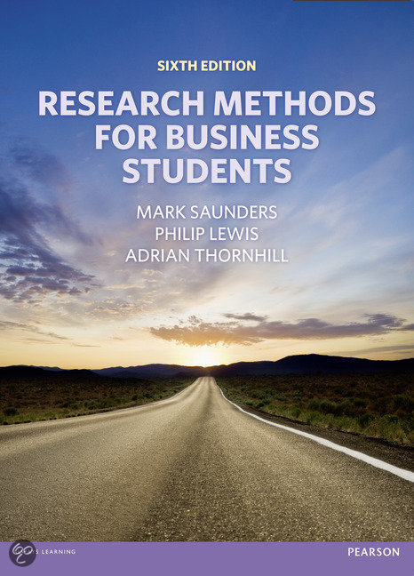 Research methods for Business students