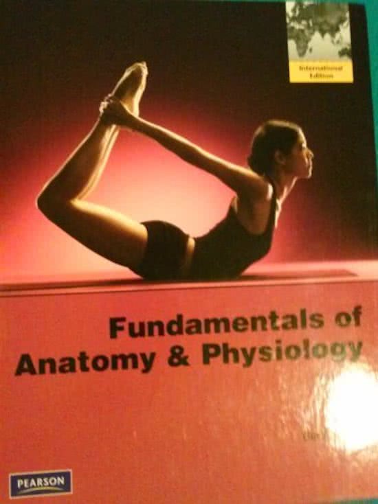 Humane anatomie en fysiologie colleges + boek samenvatting