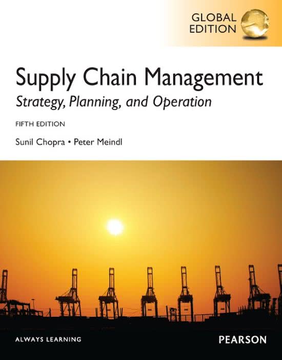 global supply chain management lecture notes