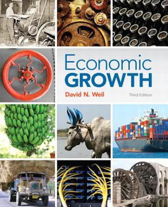 Economische Groei / Economic Growth / Weil (2012, Ed. 3)