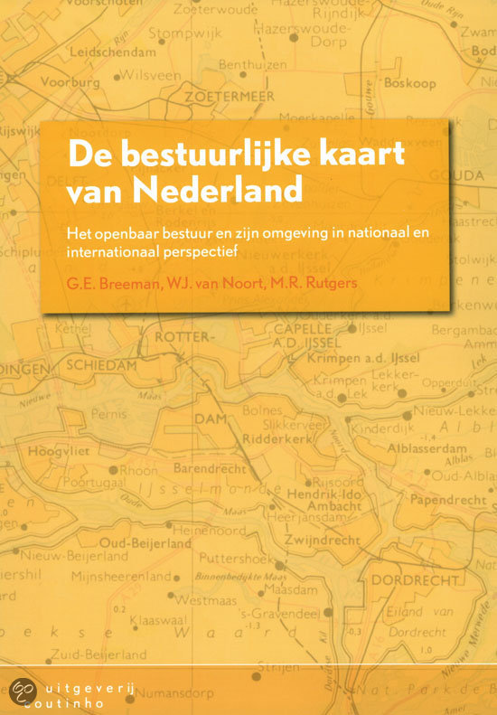 De bestuurlijke kaart van Nederland.