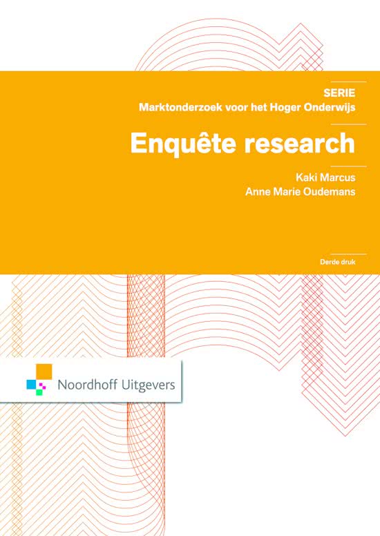 Serie marktonderzoek voor het hoger onderwijs - Enquete research