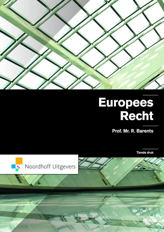 Samenvatting boek Europees recht 