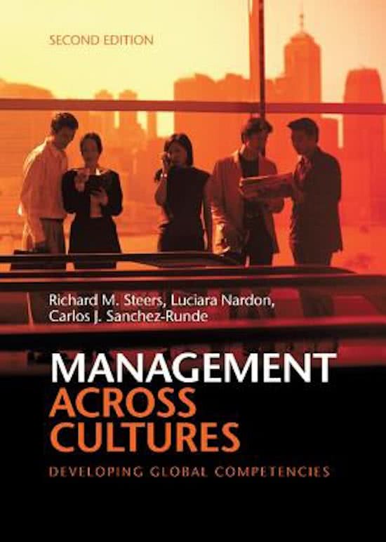 Samenvatting Cross Cultural Management