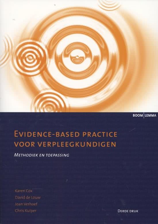 Evidence based practice voor verpleegkundigen 2.2 / 2.4