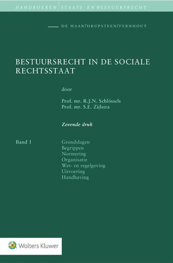 Bestuursrecht in de sociale rechtsstaat