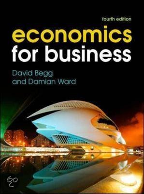 Summary Book 'Economics for business' - Begg and Ward