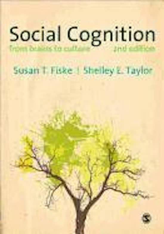 Summary Emotion and Social Cognition