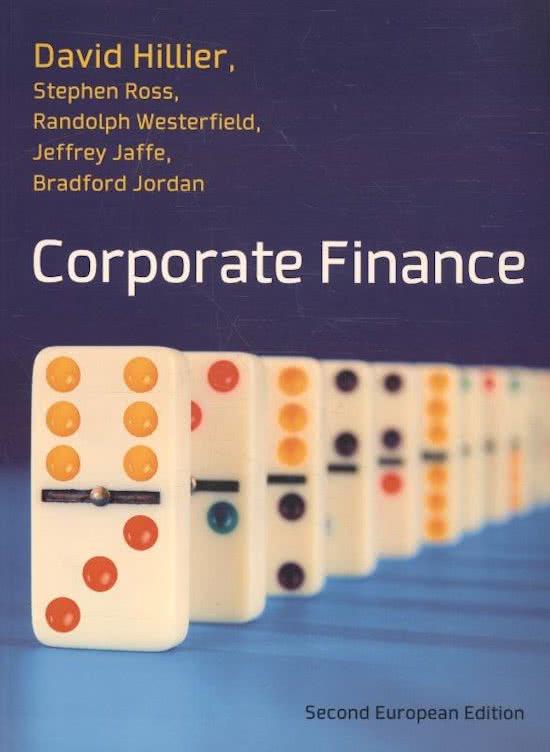 Corporate Finance European Edition, Hillier - Exam Preparation Test Bank (Downloadable Doc)