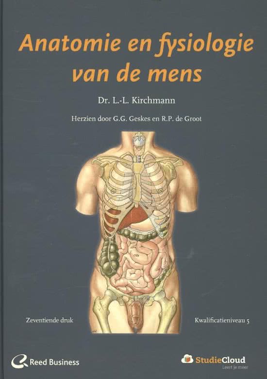 Anatomie en fysiologie van de mens / kwalificatieniveau 5