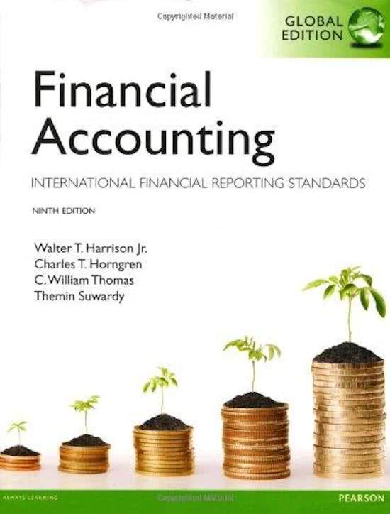 Financial accounting international financial reporting standards global edition summary first year