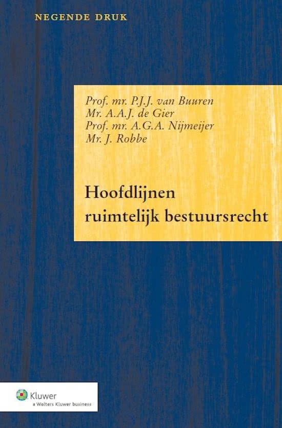 Samenvatting Planningstelselvraagstukken: Alle 12 de hoorcolleges + responsiecollege verbonden met de stof uit de boeken van Van Buuren en Gabry. 