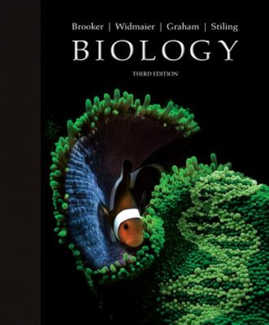 Exam (elaborations) TEST BANK Biology 2nd edition by Brooker, Robert, Widmaier, Eric, Graham, Linda, Stiling   