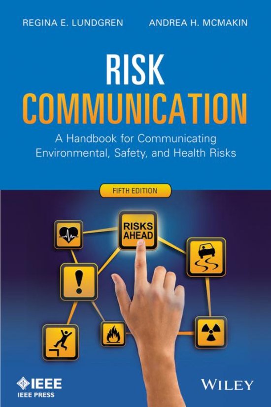 Summary - Risk and Crisis Communication
