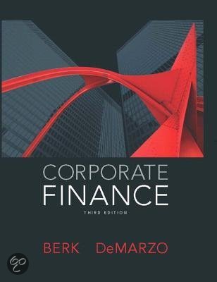Corporate Finance, Berk - Exam Preparation Test Bank (Downloadable Doc)