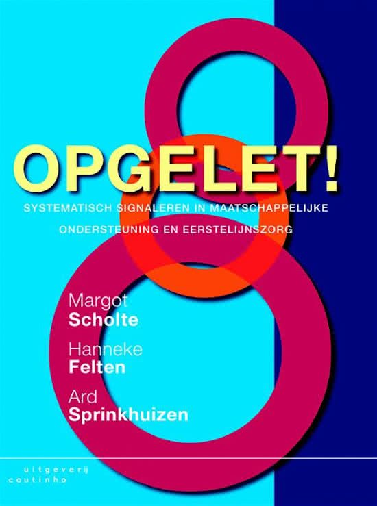 SAMENVATTING Opgelet, systematisch signaleren in maatschappelijke ondersteuning en eerstelijnszorg