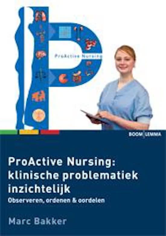Samenvatting Proactive Nursing, Ketenzorg en ICF-model  