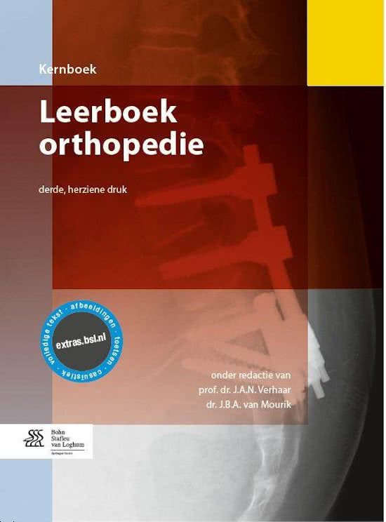 leerboek orthopedie H3/H4/H6/H7/12.6/12.8/H25/28.6/28.7/29.3/29.6