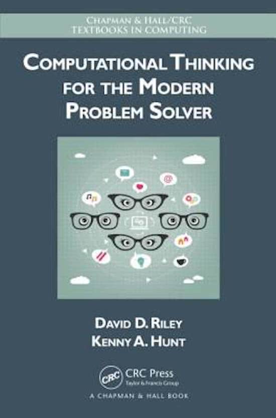 Computational Thinking for the Modern Problem Solver