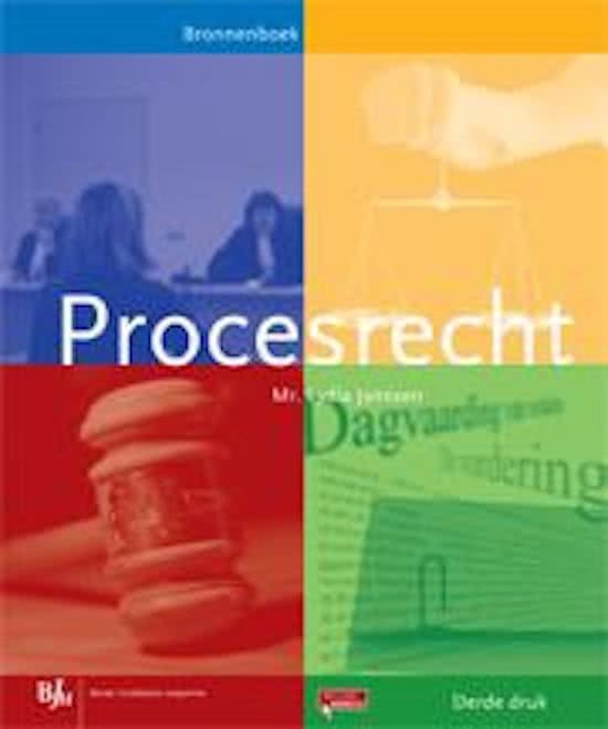 Procesrecht -  Bronnenboek
