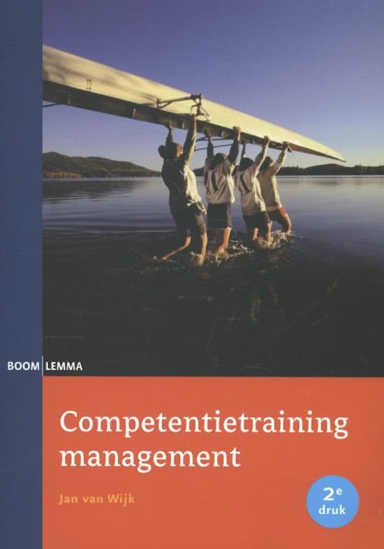 Samenvatting boek Competentietraining Management