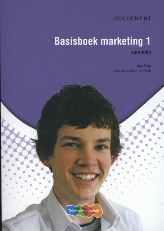 Samenvatting basisboek marketing 1 MBO hoofdstuk 3