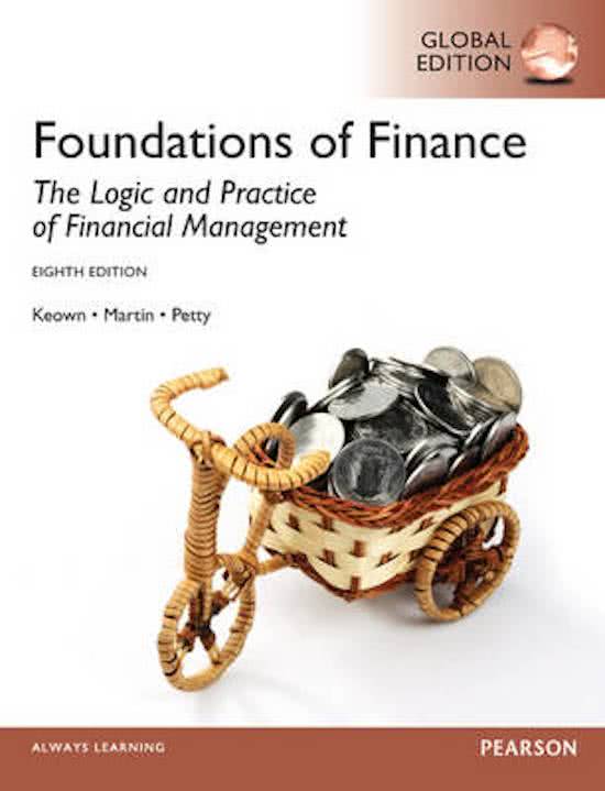 Finance chapter 1 tot 12