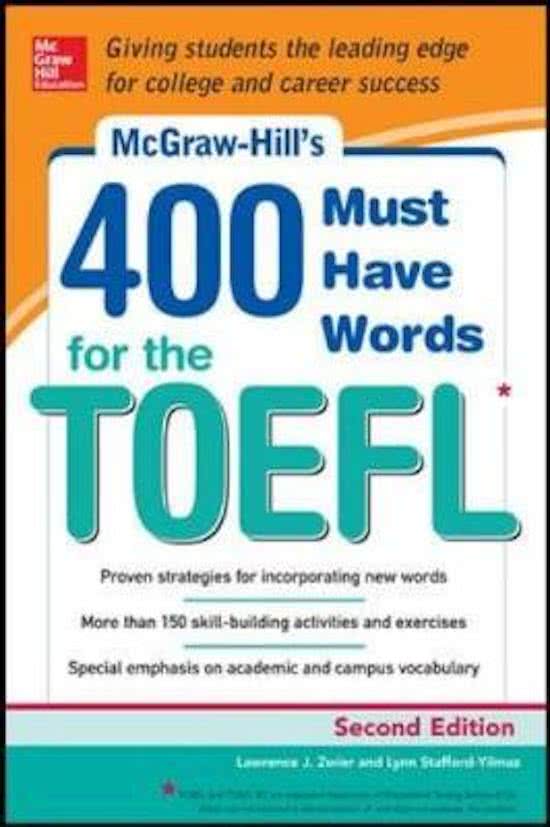 McGraw-Hill Education 400 Must-have Words for the TOEFL