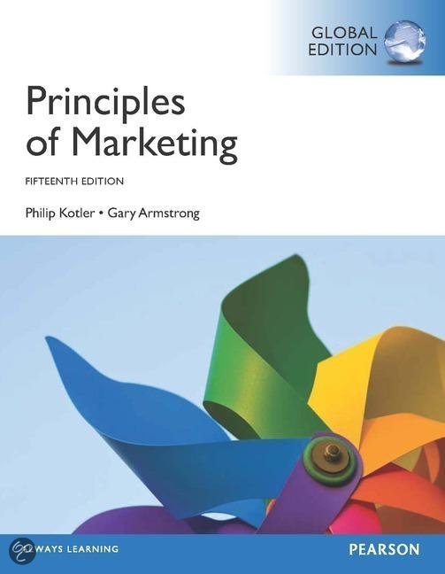 Principles of Marketing by Philip Kotler (15th edition)