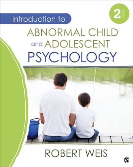Hoofstuk 15 Introduction to Abnormal Child and Adolescent Psychology