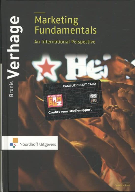 Samenvatting Hoofdstuk 7 Marketing Fundamentals, ISBN: 9789001818661  Marketing