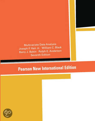 Multivariate Data Analysis: Pearson  International Edition