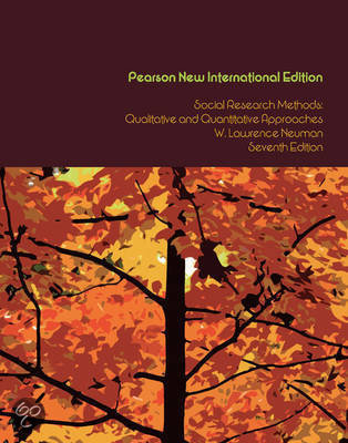 Social Research Methods: Pearson  International Edition