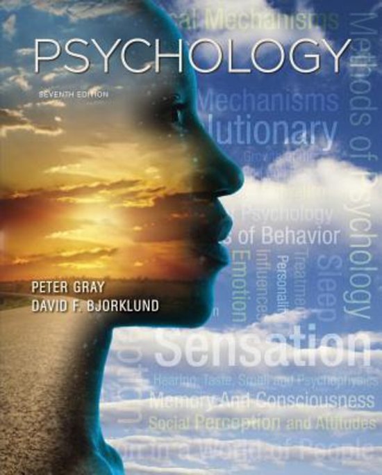 Summary of 'Psychology - 7th edition'