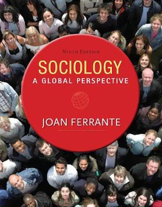 Sociology A Global Perspective, Ferrante - Exam Preparation Test Bank (Downloadable Doc)