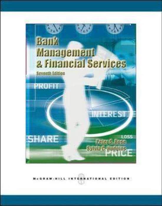 Bank Management and Financial Services