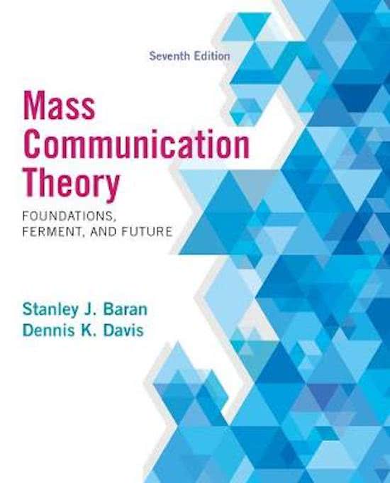 Hoorcollege aantekeningen Inleiding in de Communicatiewetenschap