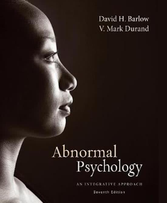 Abnormal Psychology - Barlow & Durand