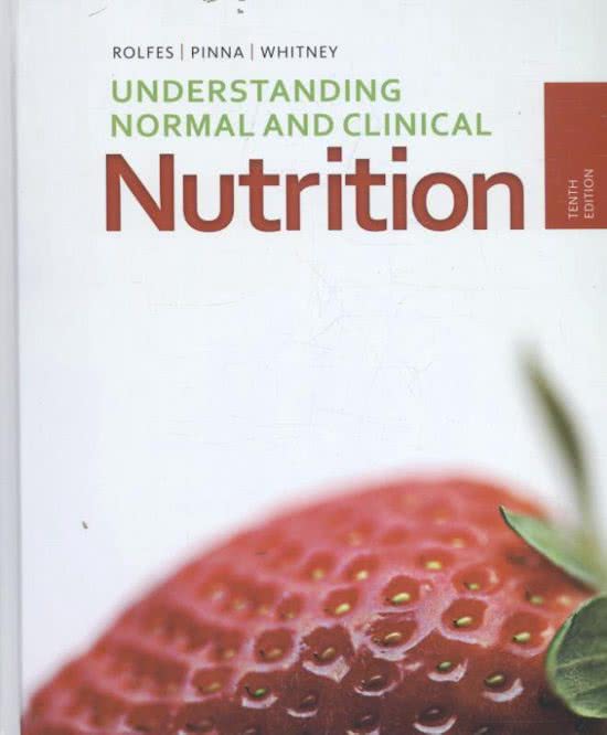 samenvatting alle leesstof nutrition & fysiologie 2.1